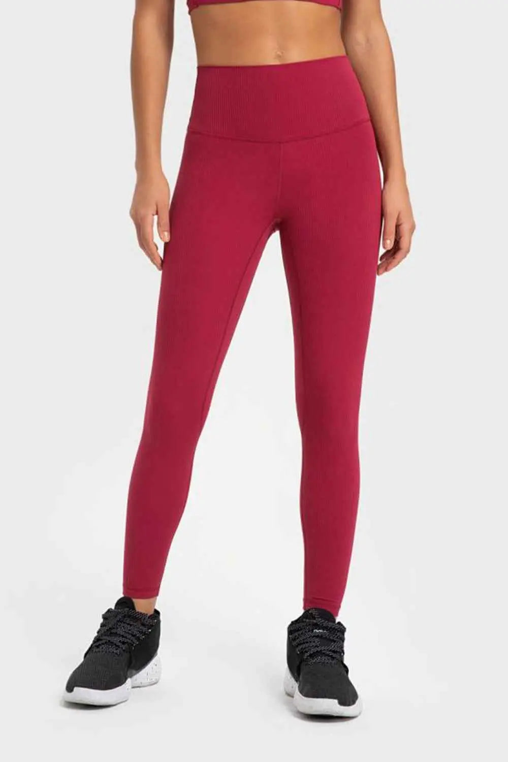 Millennia Highly Stretchy Wide Waistband Yoga Leggings - Mr Lou’s Place