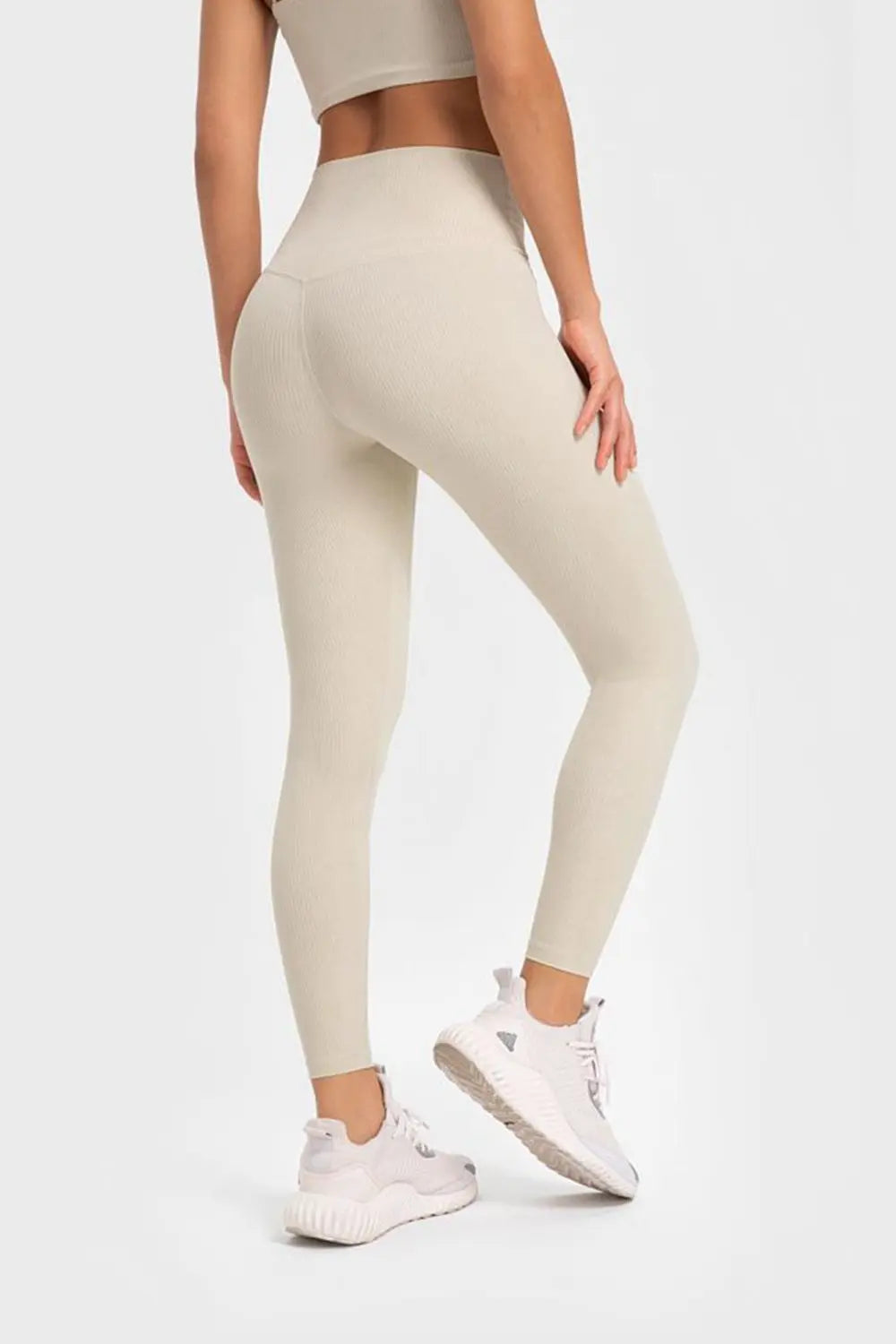 Millennia Highly Stretchy Wide Waistband Yoga Leggings - Mr Lou’s Place