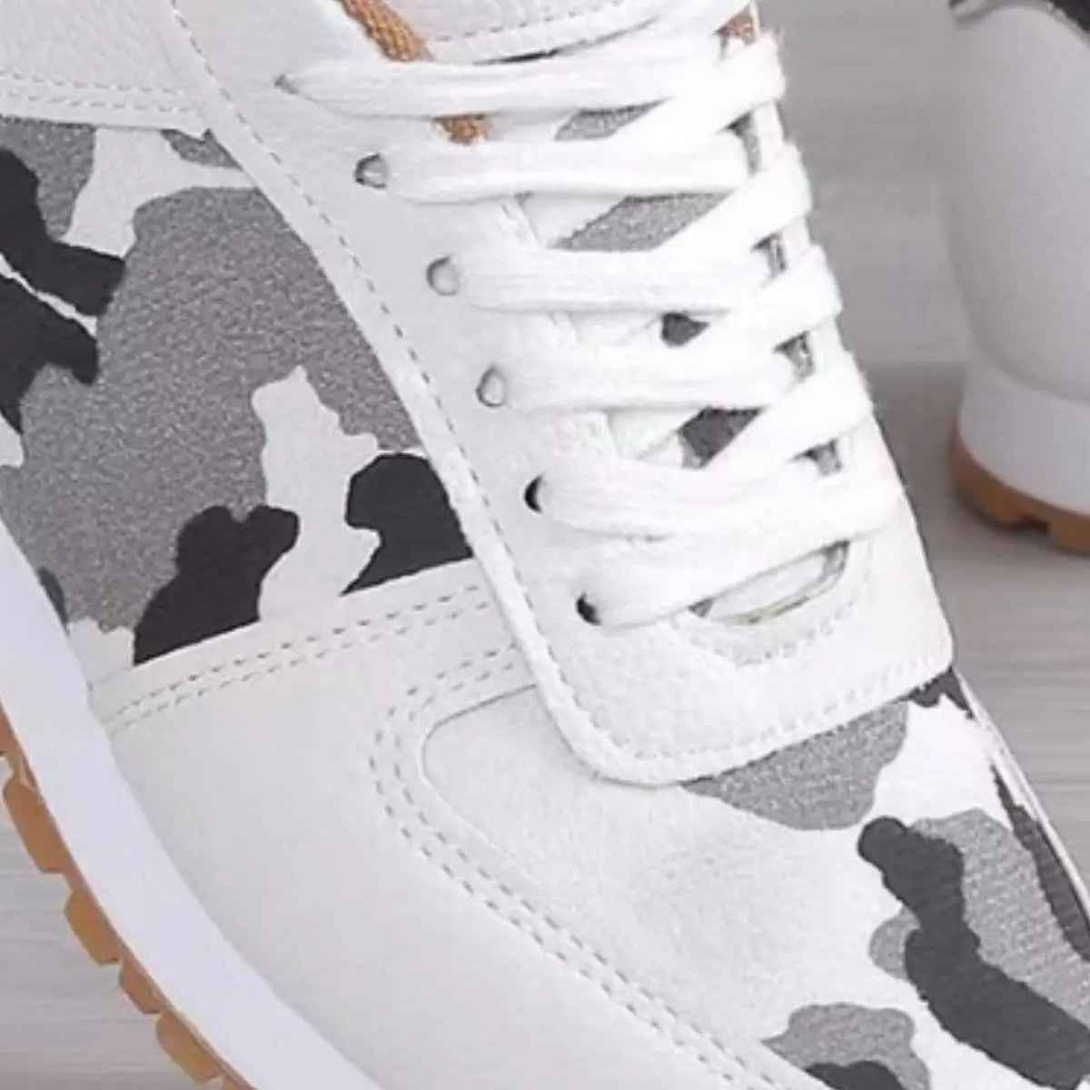 Tied Printed PU Leather Athletic - Mr Lou’s Place