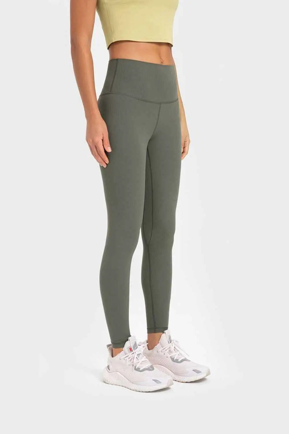 Millennia Highly Stretchy Wide Waistband Yoga Leggings - Mr Lou’s Place