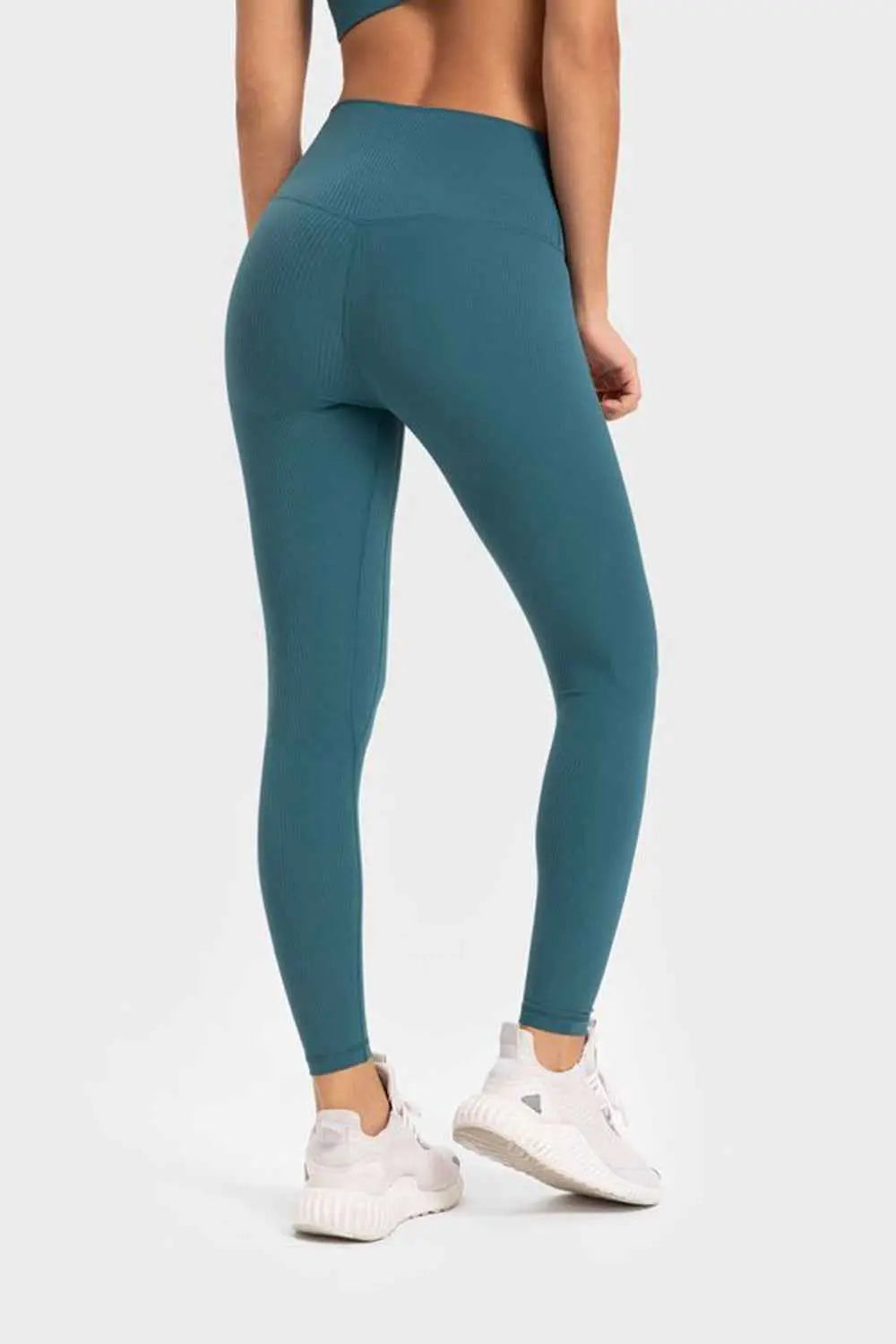 Millennia Highly Stretchy Wide Waistband Yoga Leggings - Mr Lou’s Place