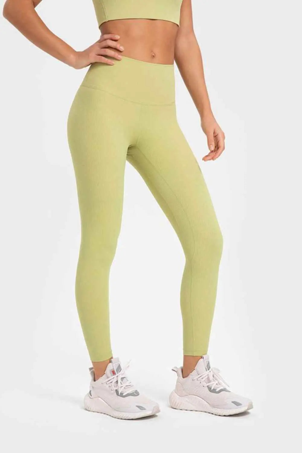 Millennia Highly Stretchy Wide Waistband Yoga Leggings - Mr Lou’s Place