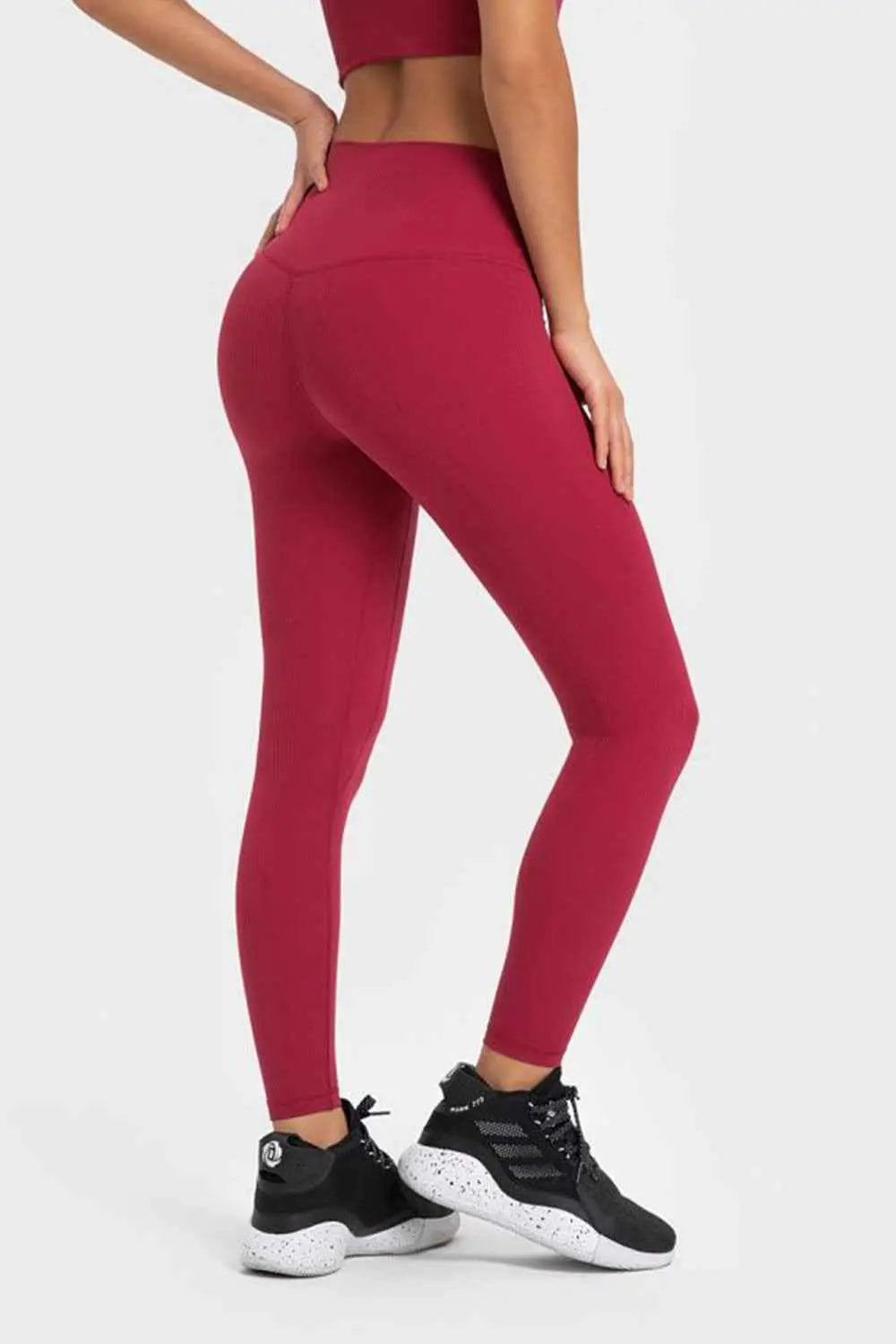 Millennia Highly Stretchy Wide Waistband Yoga Leggings - Mr Lou’s Place