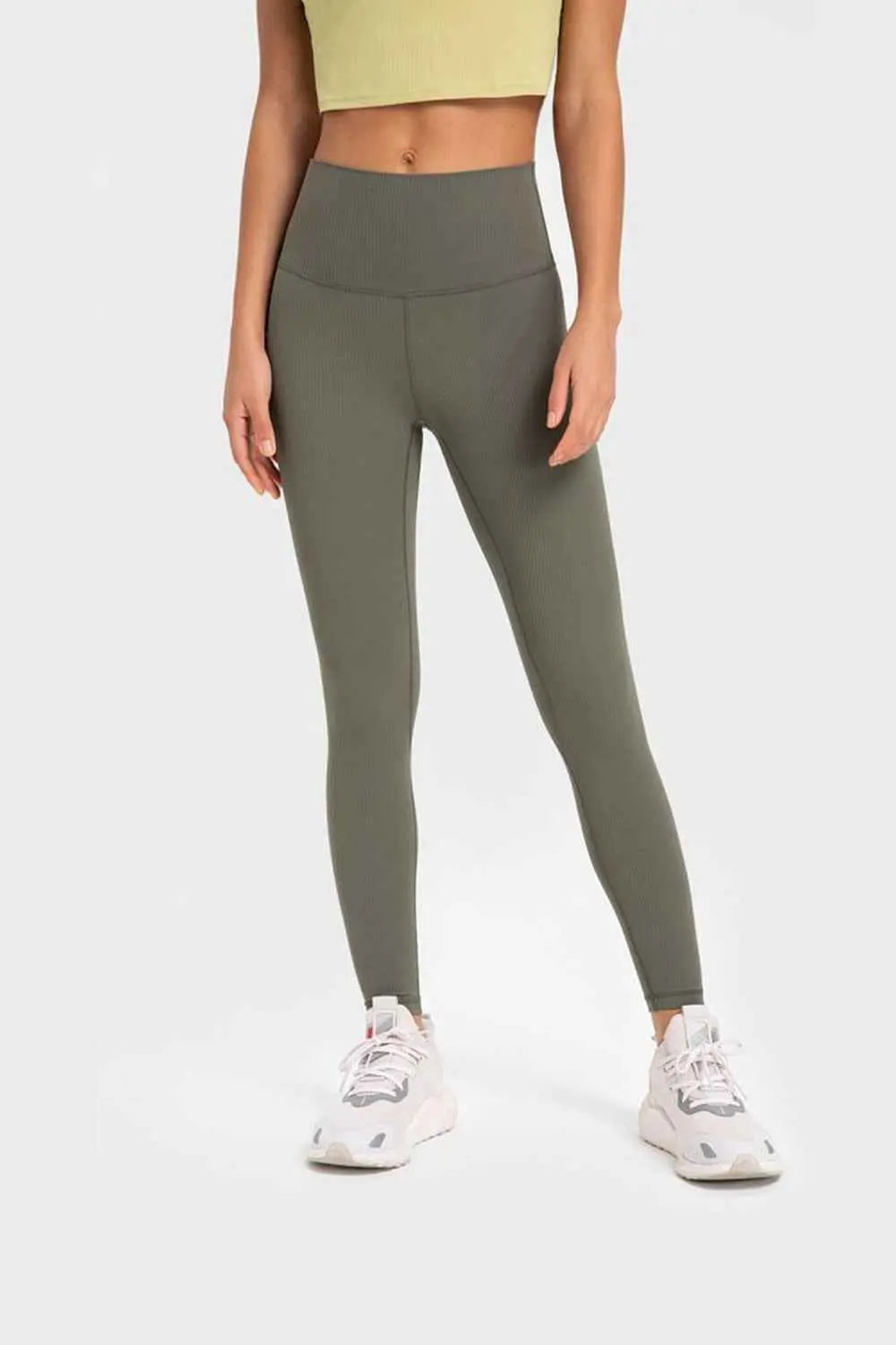 Millennia Highly Stretchy Wide Waistband Yoga Leggings - Mr Lou’s Place