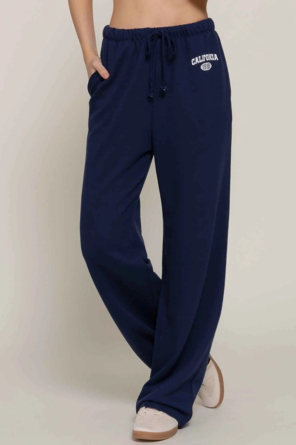 Waistband Print Detail Sweatpants - Mr Lou’s Place
