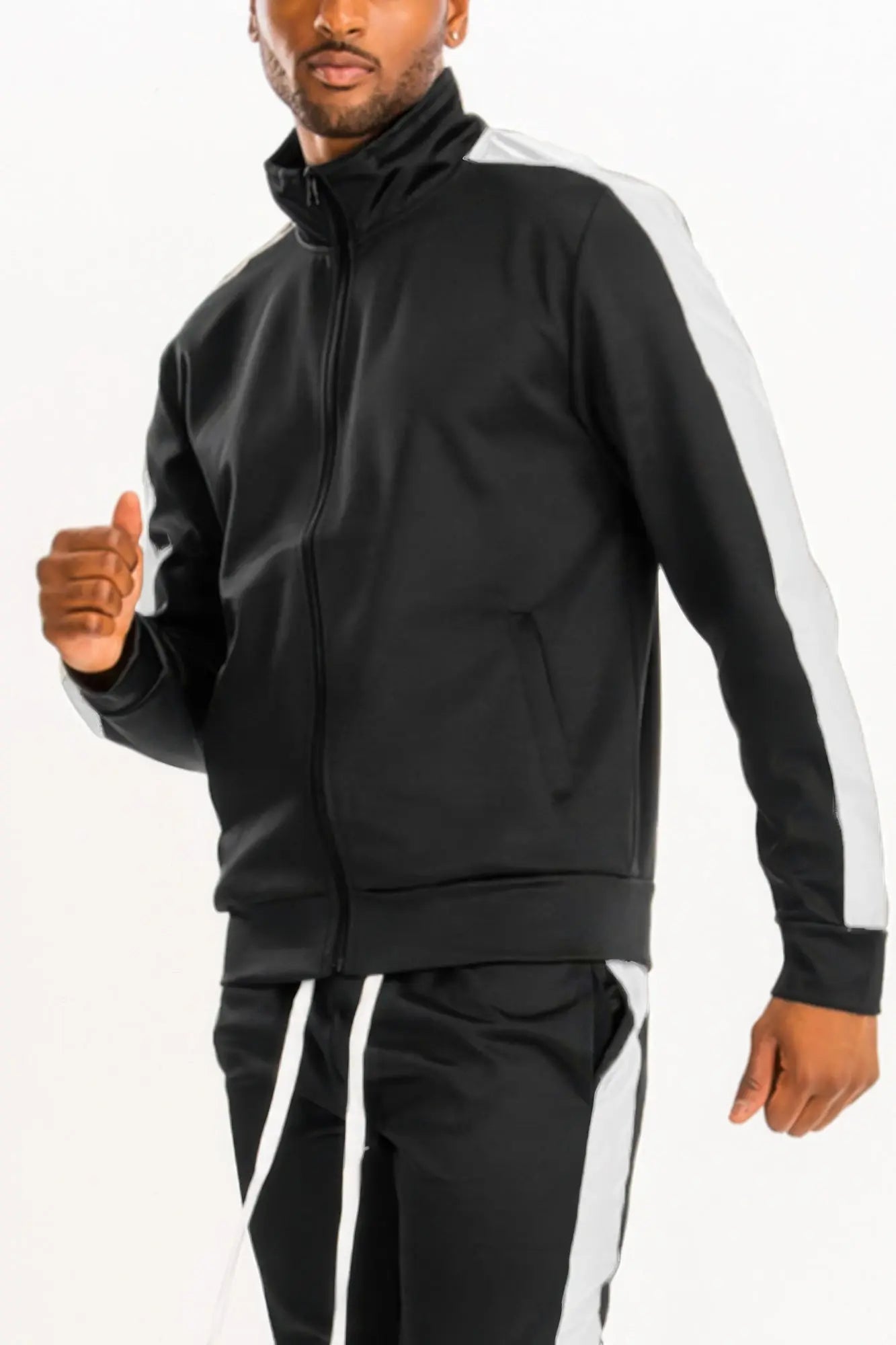 Track Single Stripe Jacket - Mr Lou’s Place