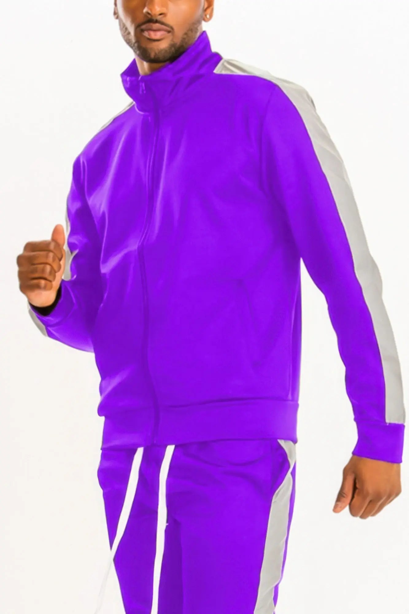 Track Single Stripe Jacket - Mr Lou’s Place