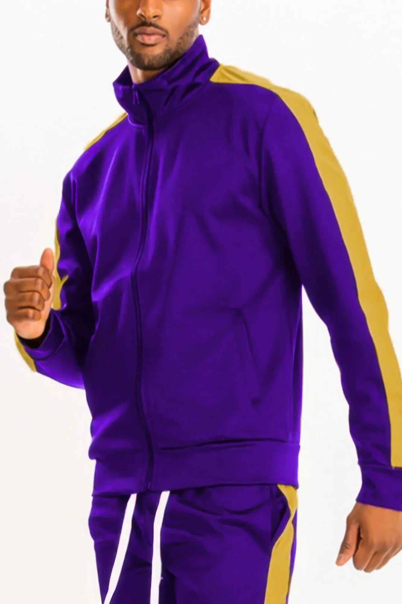 Track Single Stripe Jacket - Mr Lou’s Place