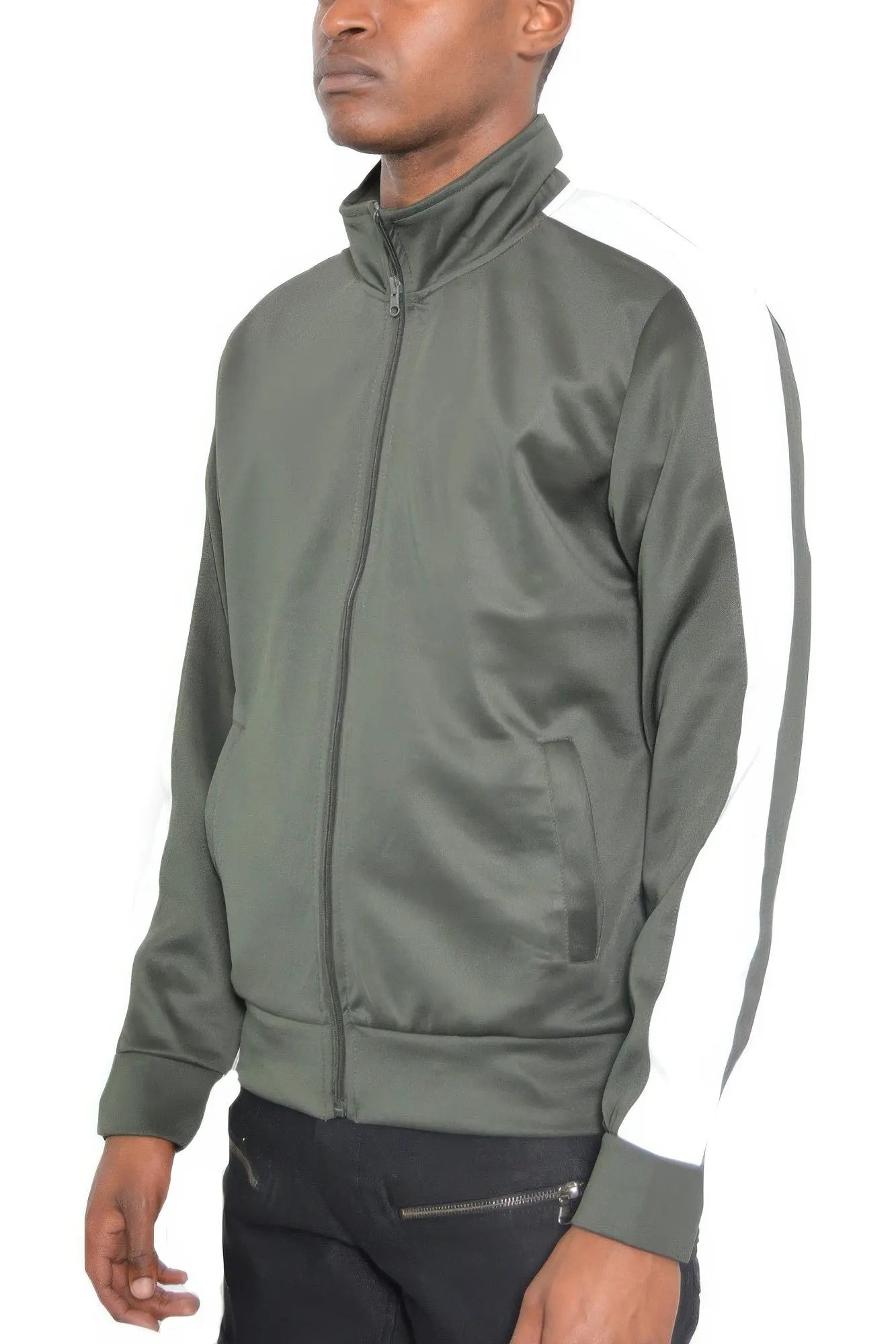 Track Single Stripe Jacket - Mr Lou’s Place