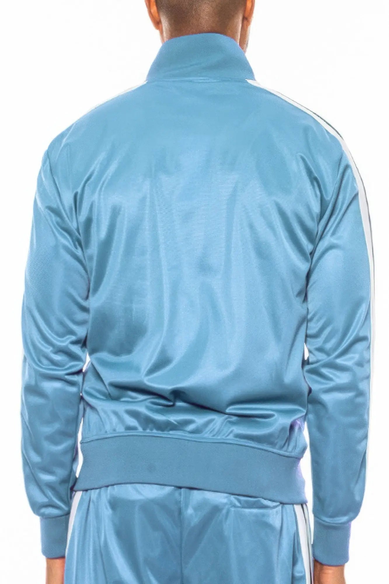 Single Stripe Tape Track Jacket - Mr Lou’s Place