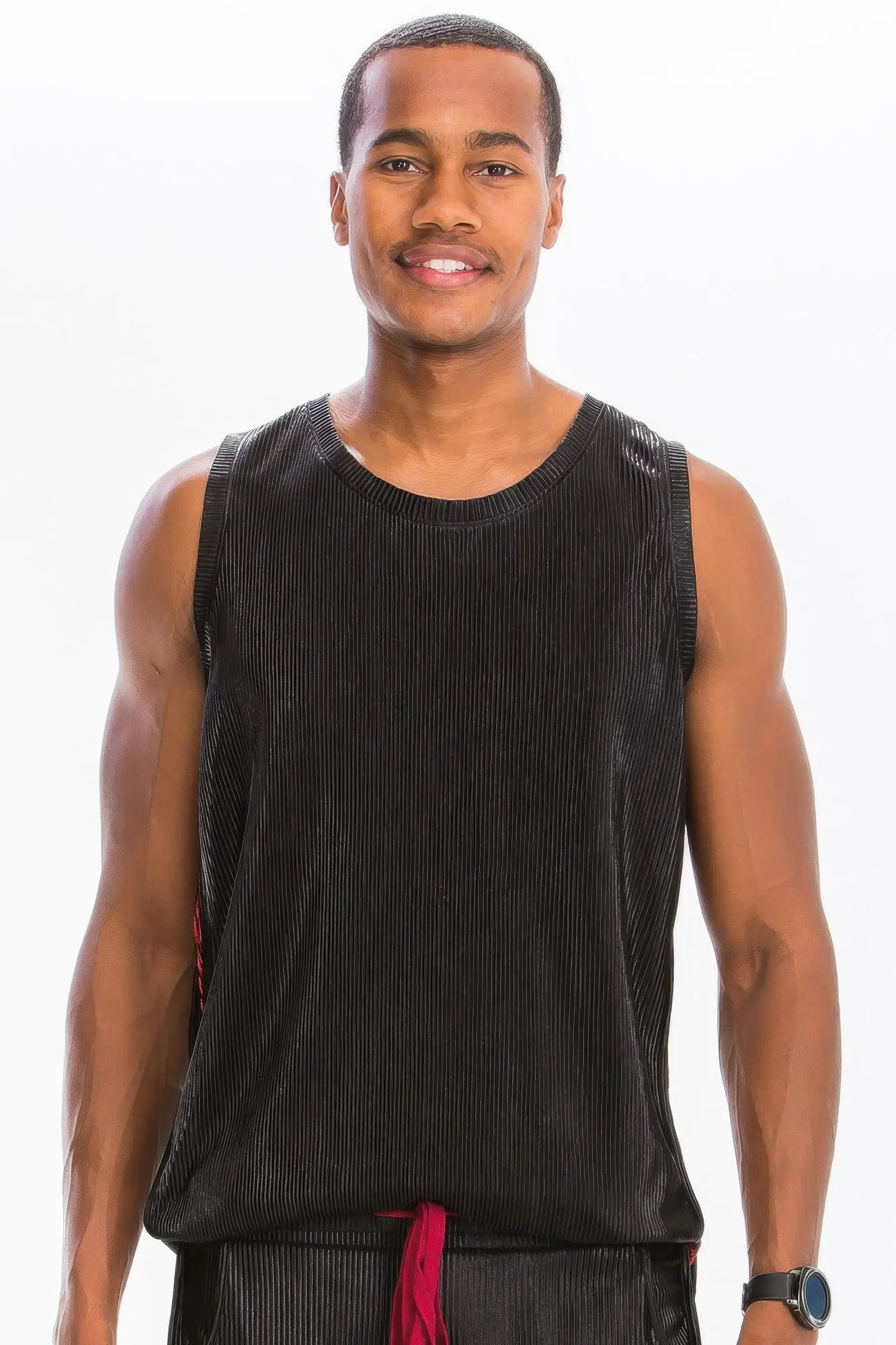 Metallic Flick Tank Top - Mr Lou’s Place