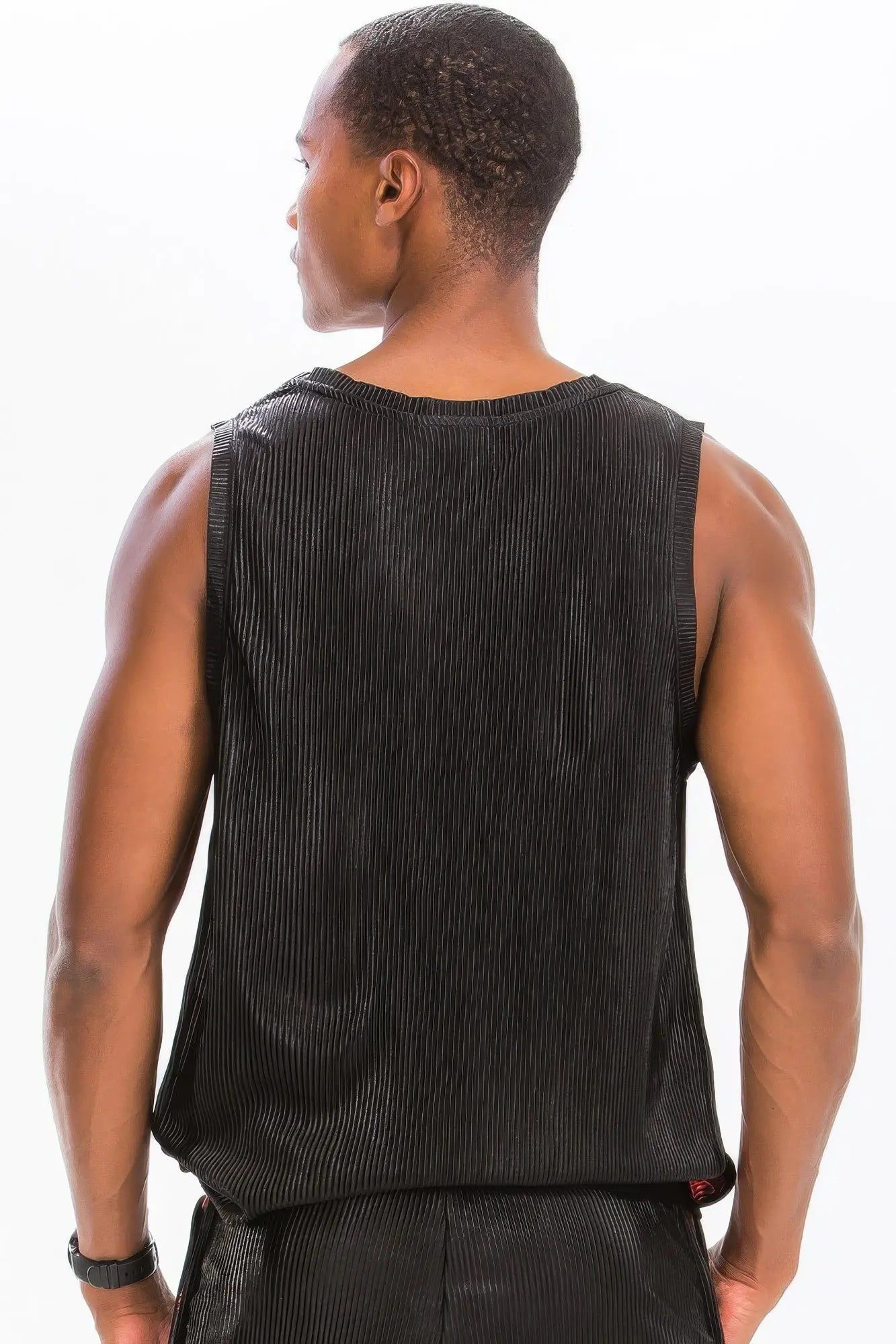 Metallic Flick Tank Top - Mr Lou’s Place